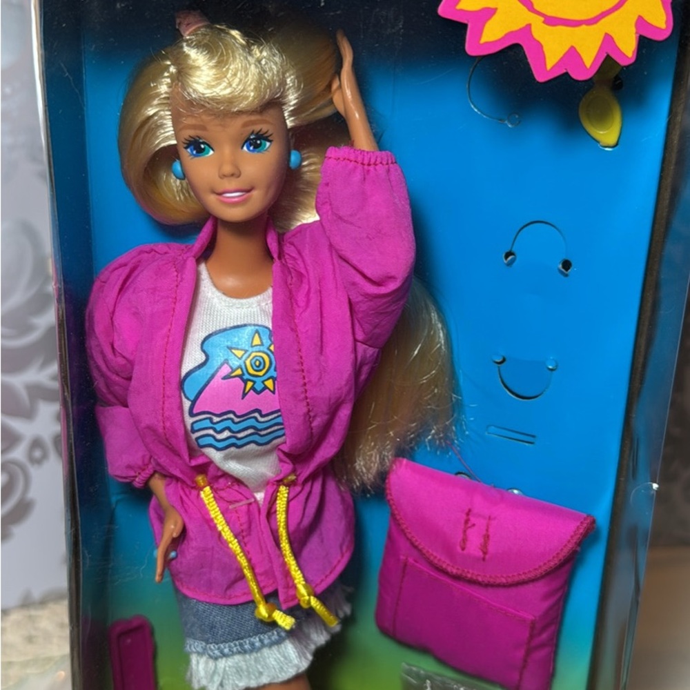 Barbie Camp Doll with Pink Outfit and Accessories - Picture 2 of 6